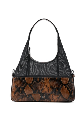 IRO snakeskin-effect mesh tote bag - Black