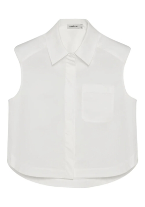 Simkhai Winslow sleeveless collared shirt - White