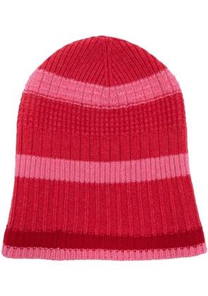Barrie striped beanie hat - Pink