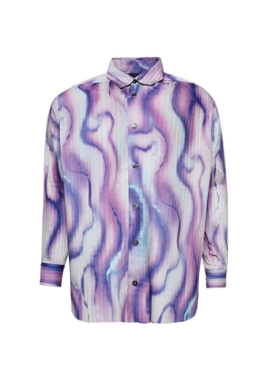 Casella Meyer pleated river shirt - Purple