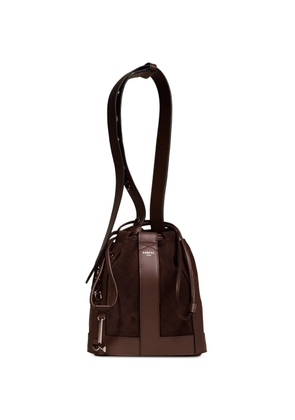 Lancel Elles suede elles bucket bag - Brown