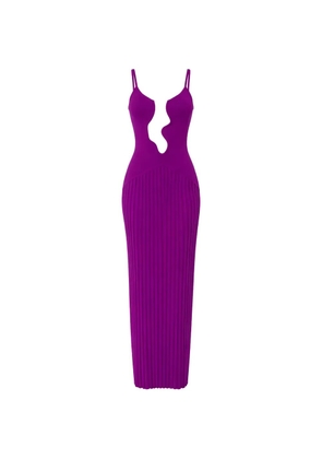 Christopher Esber salacia wire sunray maxi dress - Purple