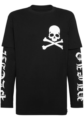 Philipp Plein skull-print cotton T-shirt - Black