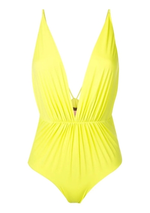 Clube Bossa Clavert v-neck swimsuit - Green