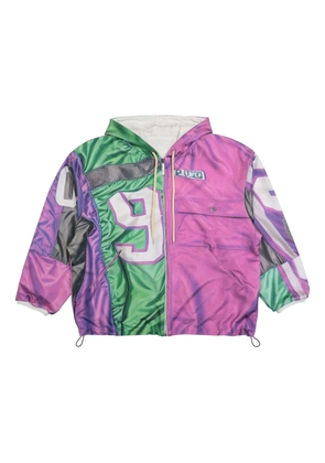 PDF patchwork hoodie - Pink