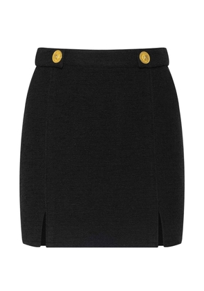 L'Agence Nelina buttoned tab mini skirt - Black