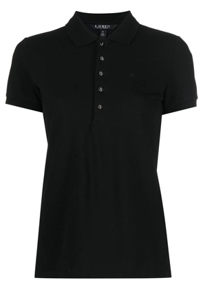 Lauren Ralph Lauren embroidered logo polo shirt - Black