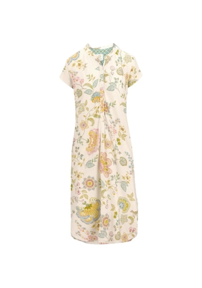 PIP STUDIO floral button nightdress - White