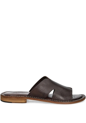 Astorflex leather cut-out sandals - Brown