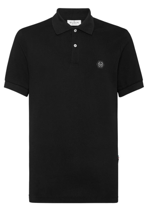 Philipp Plein Skull & Bones polo shirt - Black