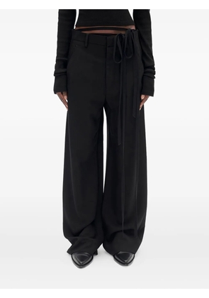 Ann Demeulemeester Anneke tie-waist palazzo pants - Black