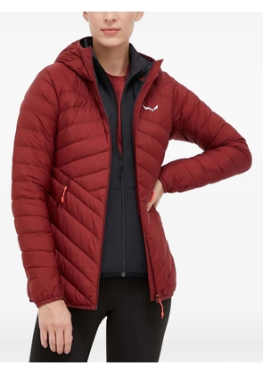 Salewa hooded quilted jacket - Red