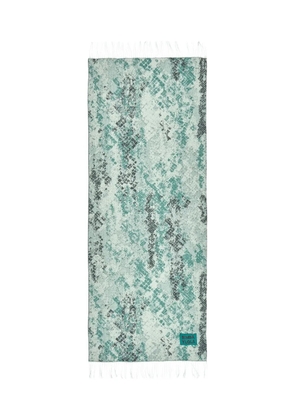 Bimba y Lola snakeskin-print scarf - Green