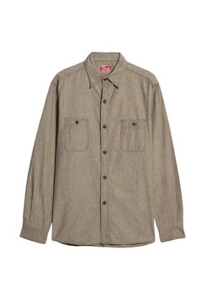 Fortela Otero patch-pocket shirt - Neutrals