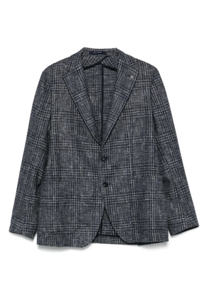 Tagliatore check-print blazer - Blue