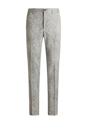 ETRO jacquard trousers - Grey