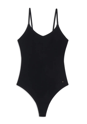 ANINE BING Alissa scoop-neck bodysuit - Black