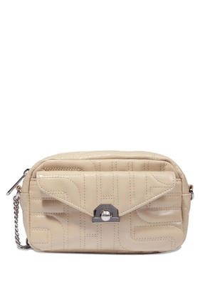 Lancel Midi-minuit quilted cross body bag - Neutrals