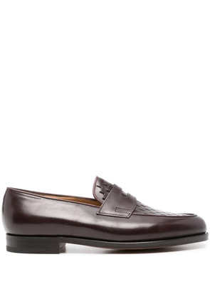 John Lobb Lopez leather loafers - Red