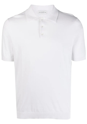 Ballantyne short-sleeve cotton polo shirt - White