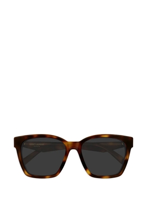 Saint Laurent Eyewear square-frame tortoiseshell sunglasses - Brown