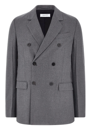 Ferragamo double-breasted wool blazer - Grey