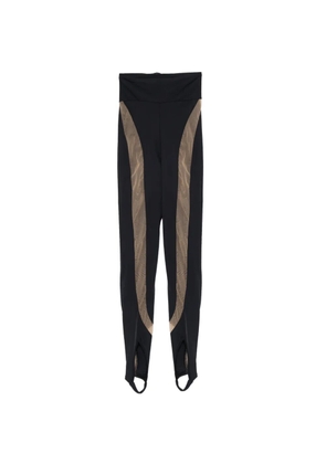 MITILIANE COUTURE mesh panelled leggings - Black