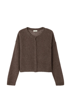 American Vintage buttoned crew-neck cardigan - Brown
