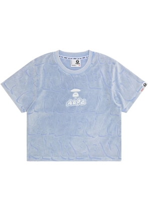 A BATHING APE® logo-embellished T-shirt - Blue