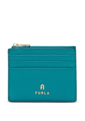 Furla Camelia logo-detail card holder - Blue