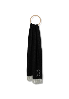 Filippa K fringe-hem scarf - Black