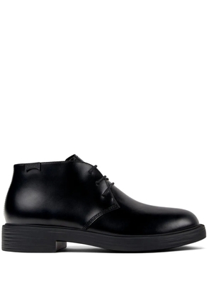 Camper Dean lace-up leather boots - Black