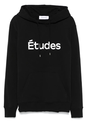 Études Studio logo-print hoodie - Black