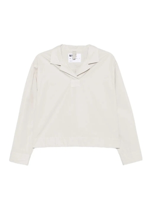 Mhl By Margaret Howell notched-collar blouse - Neutrals