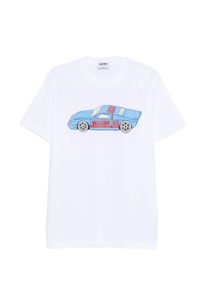 Moschino car-print T-shirt - White