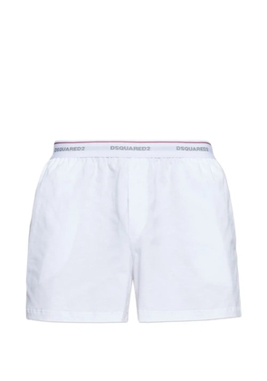DSQUARED2 logo-waistband boxers - White