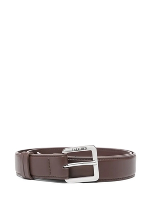 The Attico logo buckle belt - Brown