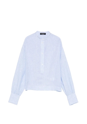 Fabiana Filippi striped long-sleeve shirt - Blue