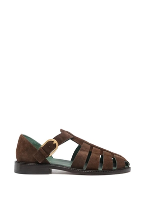 VINNY'S Fisherman buckle-strap sandals - Brown