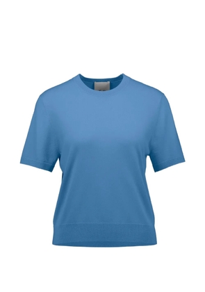 Allude short-sleeve sweater - Blue