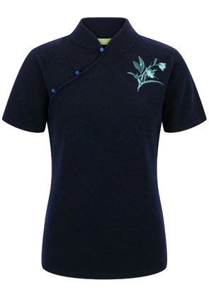 Shanghai Tang Qipao top - Blue