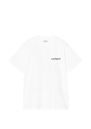 Carhartt WIP S/S Archive Script T-Shirt - White