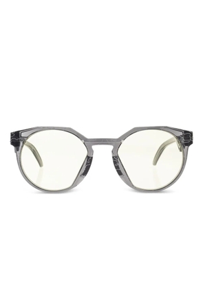 Oakley marble-effect round sunglasses - Grey