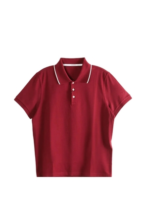 Saint Laurent cotton polo shirt - Red