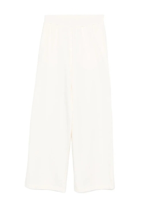 LIU JO elastic-waist cotton trousers - Neutrals
