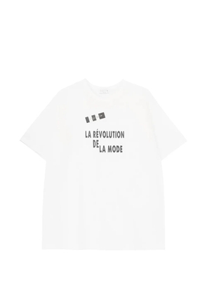 Yohji Yamamoto Combed Plain T-shirt - White