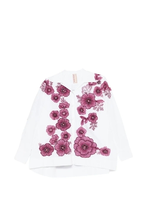 Antonio Marras Robespierre floral-embellished shirt - White