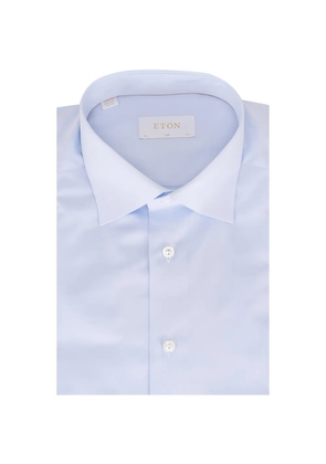 Eton Elevated point-collar cotton shirt - Blue
