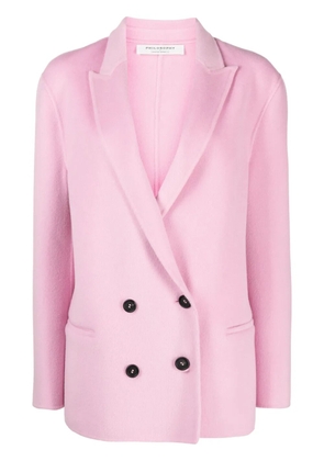 Philosophy Di Lorenzo Serafini double-breasted wool short coat - Pink