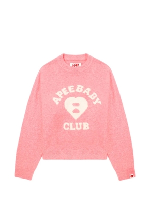 A BATHING APE® heart-motif sweater - Pink